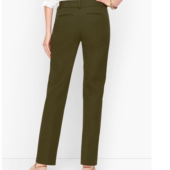 Talbots Newport Pant - Size 4P - Green - NEW - Picture 1 of 10
